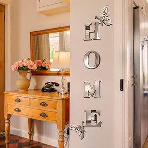 Home Sign Acrylic Mirror - Modern Home Decoration